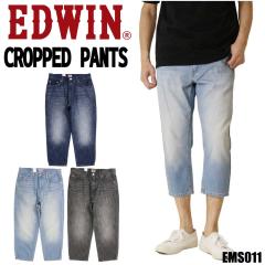 EDWIN �G�h�E�B�� �N���b�v�h�p���c EMS011 �f�j���N���b�v�h�p���c �W�[���Y �x�[�V�b�N �t�� �����Y �J�W���A�� �A���J�W