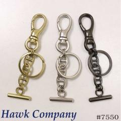 ���[���֔��� Hawk Company �z�[�N�J���p�j�[ �A���J�[�`�F�[�� �L�[�����O  7550 �����Y ���f�B�[�X ���j�Z�b�N�X �� �v���[���g