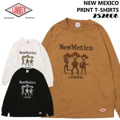 LUMBER �����o�[ ���� T�V���c �J�b�g�\�[  252606 NEW MEXICO �����OT�V���c �N���[�l�b�N �v�����g �J�W���A�� ���[�Y�V���G�b�g ����