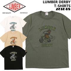 ���[���� ���� LUMBER �����o�[ ����  T�V���c LUMBER DERBY T-SHIRTS �v�����gT�V���c 261648 �����Y �N���[�l�b�N �J�W���A��
