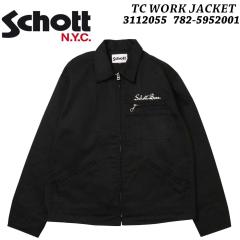 Schott �V���b�g ���[�N �W���P�b�g 3112055 782-5952001 �J�c���M TC WORK JACKET �{�b�N�X�V���G�b�g �ϋv ���� �����Y