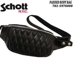 Schott �V���b�g �o�b�O �� �p�f�B���O �{�f�B�o�b�O PADDED BODY BAG 782-5976008 ���v ���U�[ ���� �O�b�Y ���΂� �����Y �o�C�J�[