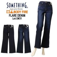 SOMETHING �T���V���O BODYFIRE �g�p�� �t���A �f�j�� �p���c ���n�R�b�g�� �ۉ� �X�g���b�` �g���� ������ �t���A�V���G�b�g �X�^�C���A