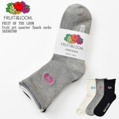 yKizFRUIT OF THE LOOM t[cIuU[ onepoint quarter 3pack socks 16186700 3g NH[^[ ShJ Xj[J