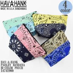 HAV-A-HANK nonN PAISLEY BANDANA BI-COLOR POUCH 14741900 yCY[ |[` σ|[` o_i nJ`  `[t Y 