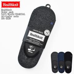 Healthknit wXjbg 3color pack NAVY/BLACK/CHARCOAL Ag+ Loafer socks 191-3528 n ubN/lCr[/`R[ CI t