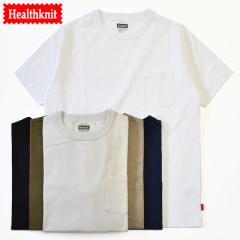 Healthknit fanctional fabric crewneck pocket T-shirt t@NVit@ubN N[lbN|PbgTVc 5802