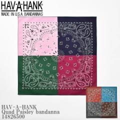 HAV-A-HANK  nonN Quad Paisley bandanna 14826500 NAbh yCY[ o_i nJ` wA[oh `[t v[g 