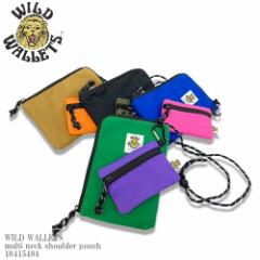 WILD WALLETS ChEHbg multi neck shoulder pouch WW-007 }` lbN V_[|[` obO  ubN J[L u[ 