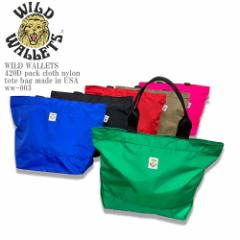 WILD WALLETS ChEHbg 420D pack cloth nylon tote bag made in USA ww-003 pbNNXiC g[gobO |Cg