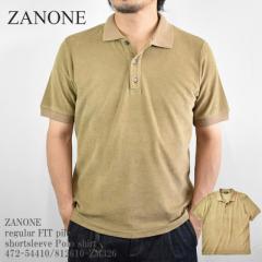 ZANONE Um[l regular FIT 812610 pile shortsleeve Polo shirt 472-54410/812610-ZM326 pC Rbg |Vc  jbg 