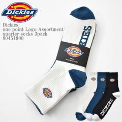 Dickies fBbL[Y Q. 3P DK one point Logo Assortment quarter socks 3pack 80451900 S hJ A\[g NH[^[  3g \b