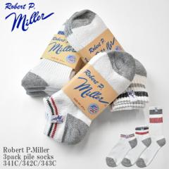 y25cm~27cmzRobert P.Miller ~[ quarter342C crew343C 3pack pile socks 342C/343C C\bNX NH[^[ N[ pC 