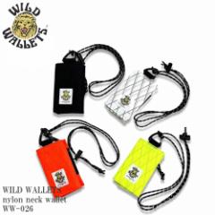 WILD WALLETS ChEHbg nylon neck wallet WW-026 iC lbN EHbg |[` obO ubN zCg CG[