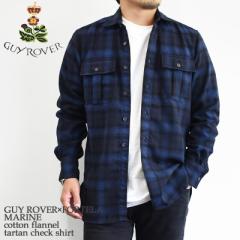 yKizGUY ROVER~FORTELA M[o[~tHe MARINE cotton flannel  tartan check shirt 212333/01 } Rbg t