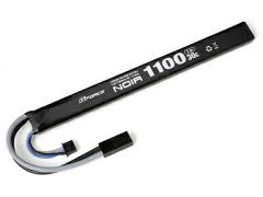 G FORCE�ENoir Li-Po 7.4V 1100mAh 30C�@AK�Ή��^�����O�^�C�v 