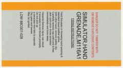 �T�C�N�����O���l�[�h�p �����ւ��W���P�b�g�X�e�b�J�[ M116A1�M����֒e