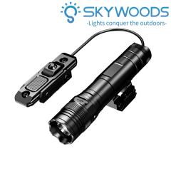 《3％OFFクーポン》SKYWOODS RL1250 タクティカルフラッシュライト (539)