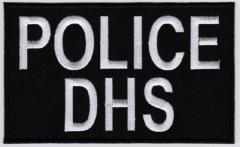 DHS POLICE POLICE Panel �p�b�` �C�z���C�g�i718�j