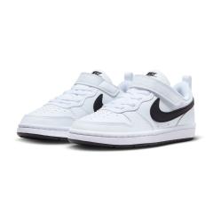 �i�C�L NIKE �L�b�Y �q���C �W���j�A �X�j�[�J�[ �R�[�g �{���[ LOW ���N���t�g PS DV5457-104 �z���C�g/�u���b�N COURT BOROUGH RECRAFT