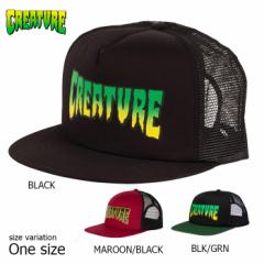 CREATURE N[`[ Lbv CAP XibvobN Xq XP{[ LOGO MESH TRUCKER 22SP Xg[g XP[^[ t@bV XP[