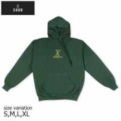 SOUR LUX HOOD FOREST GREEN T[ N[lbN XEFbg t[fB[ vI[o[ XP{[ SK8 Xg[g t[h