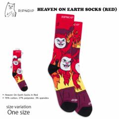 RIPNDIP bvfBbv C L \bNX Heaven On Earth Socks Red  lR v[g 