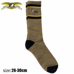 ANTIHERO A`q[[ C XP{[ \bNX N[BASIC PIGEON EMB SOCKS LT KHAKI/BLK/GOLD XP[g{[h Xg[g