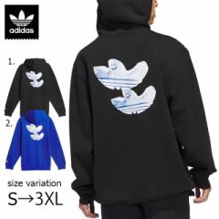 ADIDAS AfB_X t[fB[ p[J[ vI[o[ SHMOO G HOODIE 24SS BLACK Royal Blue V[tHC jg XP{[ 