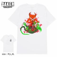 BAKER xCJ[ x[J[ TVc TEE  XP{[ T-SHIRT EXCALIBUR WHITE XP[g{[h Xg[g