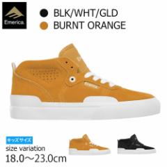 Emerica PILLAR YOUTH BURNT ORANGE BLK/WHT/GLD Xj[J[ GJ s[ XP[g{[h V[Y