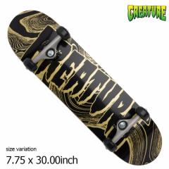 CREATURE METALLIC SWIRL LOGO MINI COMPLETE 7.75inch N[`[ ^bN X[ S ~j Rv[g fbL XP[g{[