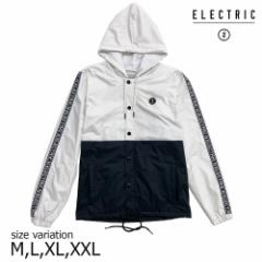 ELECTRIC LINE HOOD JACKET WHITE GNgbN WPbg t[fB[ p[J[ vI[o[ Xm[{[h Xm{[