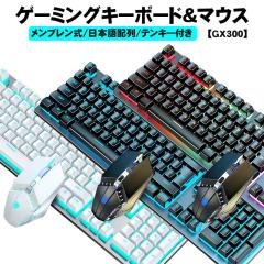 gamest MX2 ゲーミングキーボードとマウスセット 楽天市場】【送料無料】キーボードマウスセット ゲーミング LED
