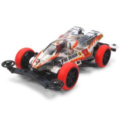 ファイヤードラゴンクリヤースペシャル＆サンダードラゴンクリヤースペシャル他計7点 タミヤ 1/32 ミニ四駆特別企画(マシン) ファイヤードラゴン クリヤー