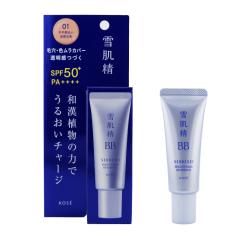 �ᔧ�� �u���C�g BB�G�b�Z���X 01 ��▾�邢���R�ȐF 30g SPF50+ PA++++ ���ω��n �t�@���f�[�V���� �ь��J�o�[ ������[�M�t�g���b�s��