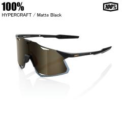 100% �����n���h���b�h HYPERCRAFT �n�C�p�[�N���t�g Matte Black Soft Gold Mirror 60000-00001 100���T���O���X �싅 �o�C�N