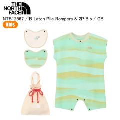 THE NORTH FACE �m�[�X�t�F�C�X NTB12567 B Latch Pile Rompers & 2P Bib GB �����p�[�X �x�r�[�� �r�u �v���[���g �M�t�g