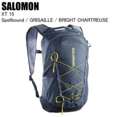 SALOMON �T������ XT 15 SPELLBOUND/GRISAILLE LC2858300 �o�b�N�p�b�N �����b�N �J�o�� �n�C�L���O �ʋ� �ʊw �T�����������b�N