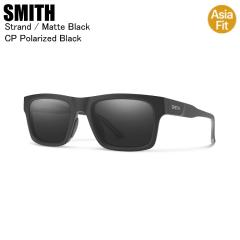 SMITH �X�~�X Strand Asia Fit �X�g�����h Matte Black �T���O���X �Ό������Y �N���}�|�b�v SMITH�T���O���X �A�E�g�h�A