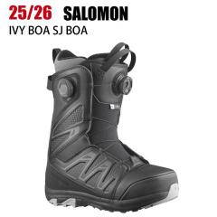 2026 SALOMON �T������ IVY BOA SJ BOA �A�C�r�[ BLACK 25-26 ���f�B�[�X �_�u��BOA �X�m�[�{�[�h �u�[�c �{�A BOA