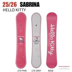 2026 SABRINA �T�u���i SABRINA�~HELLO KITTY LTD �n���[�L�e�B 25-26 ���f�B�[�X �{�[�h�� �X�m�[�{�[�h
