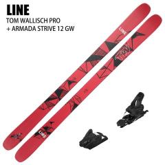 �����f�� [�X�L�[2�_�Z�b�g]���C�� �X�L�[�� 2025 LINE TOM WALLISCH PRO + 25 ARMADA STRIVE 12 GW 100mm �r���f�B���O�Z�b�g 24-25