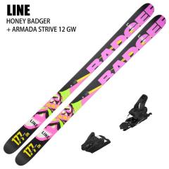 �����f�� [�X�L�[2�_�Z�b�g]���C�� �X�L�[�� 2025 LINE HONEY BADGER + 25 ARMADA STRIVE 12 GW 100mm �r���f�B���O�Z�b�g 24-25