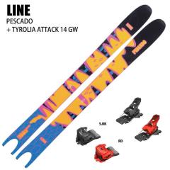 [�X�L�[2�_�Z�b�g] ���C�� �X�L�[�� 2026 LINE PESCADO + 26 TYROLIA ATTACK 14 GW 130mm �r���f�B���O�Z�b�g 25-26