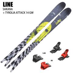 [�X�L�[2�_�Z�b�g] ���C�� �X�L�[�� 2026 LINE SAKANA + 26 TYROLIA ATTACK 14 GW 110mm �r���f�B���O�Z�b�g 25-26