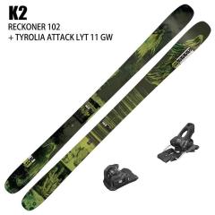 [�X�L�[2�_�Z�b�g] �P�[�c�[ �X�L�[�� 2026 K2 RECKONER 102 + 26 TYROLIA ATTACK LYT 11 GW 110mm �r���f�B���O�Z�b�g 25-26