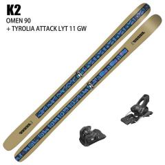 [�X�L�[2�_�Z�b�g] �P�[�c�[ �X�L�[�� 2026 K2 OMEN 90 + 26 TYROLIA ATTACK LYT 11 GW 95mm �r���f�B���O�Z�b�g 25-26