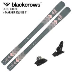 [�X�L�[2�_�Z�b�g]�u���b�N�N���E�Y �X�L�[�� 2025 BLACK CROWS OCTO BIRDIE + MARKER SQUIRE 11 �I�[�����E���h �r���f�B���O�Z�b�g 24-