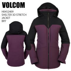 VOLCOM �{���R�� H0452409 SHELTER 3D STRETCH JACKET BRY 23-24 �{�[�h�E�F�A ���f�B�[�X �W���P�b�g �X�m�[�{�[�h